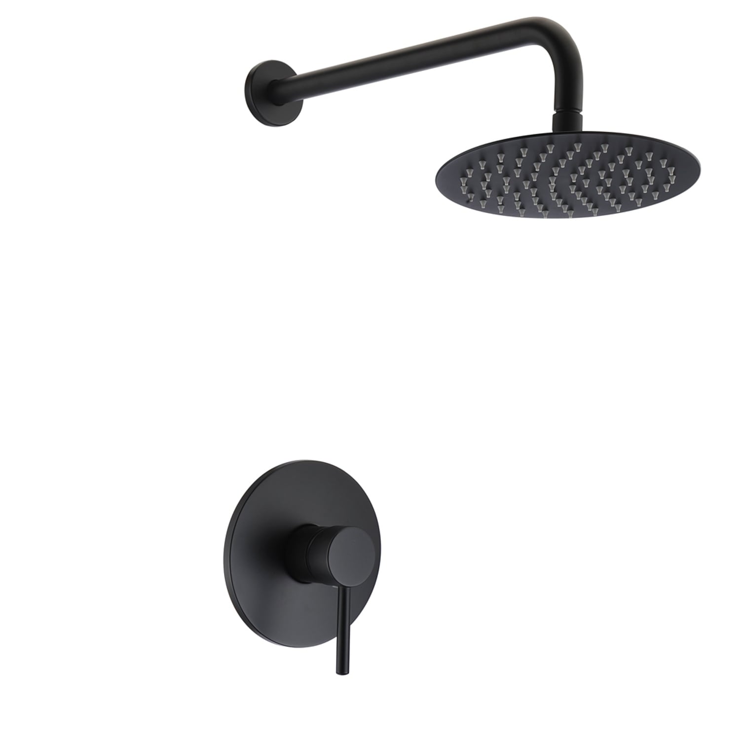 Shop Sumerian Matte Black Shower Faucet With Valve Overstock
