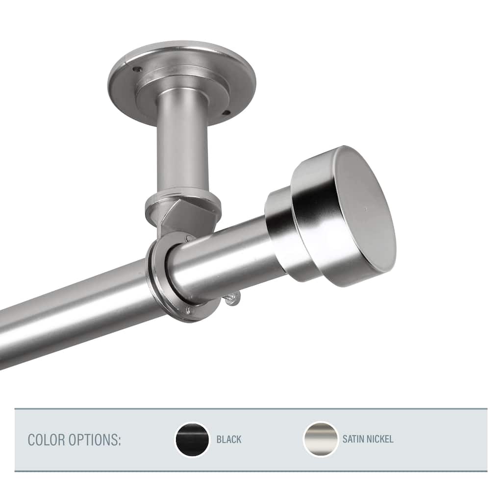 InStyleDesign Beret 1 inch Diameter Ceiling Curtain Rod/ Room Divider