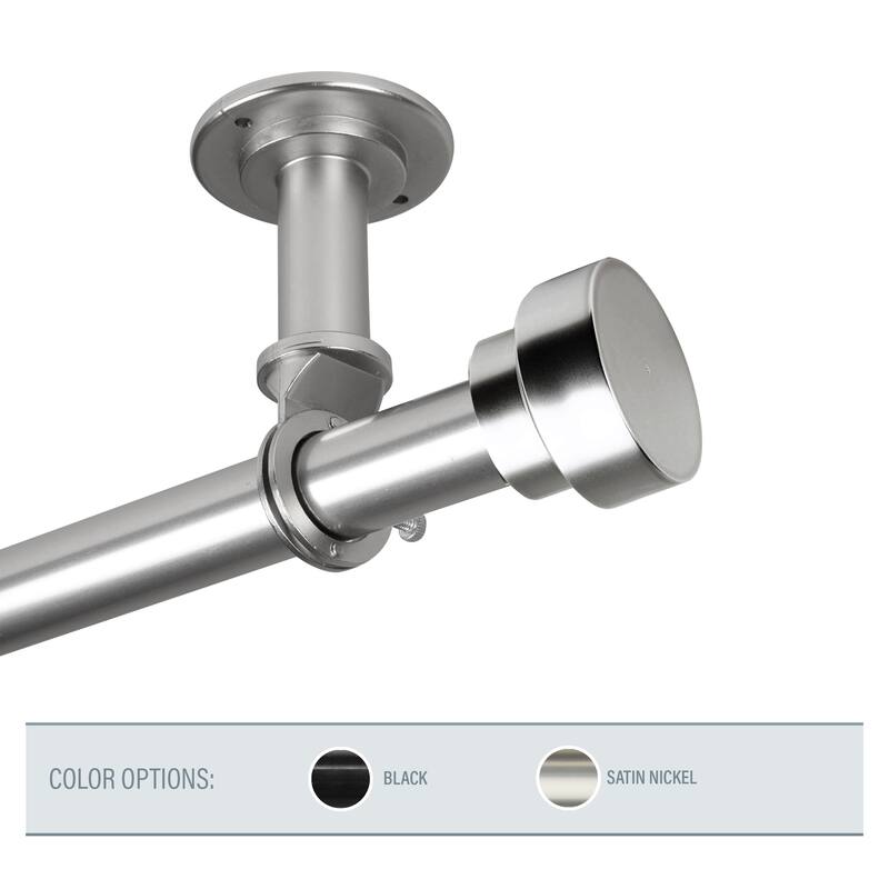 InStyleDesign Beret 1 inch Diameter Ceiling Curtain Rod/ Room Divider