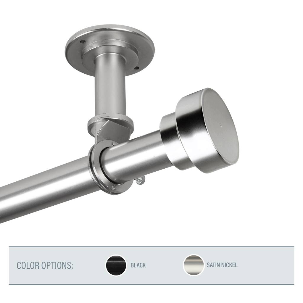 InStyleDesign Beret 1 inch Diameter Ceiling Curtain Rod/ Room Divider