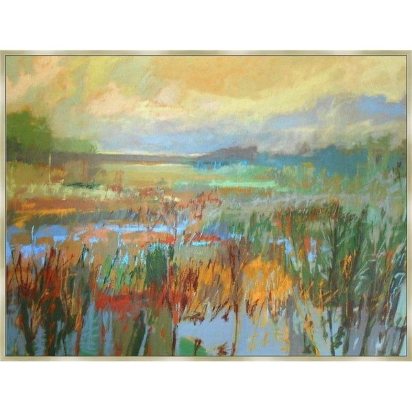 Marsh In May Framed Canvas Wall Art On Sale Bed Bath  Beyond 24238765
