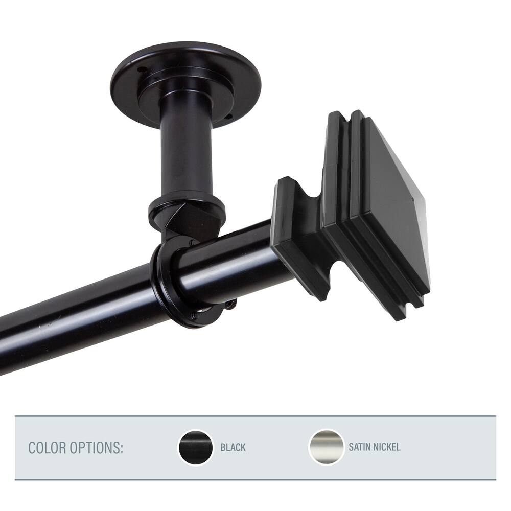 InStyleDesign Mantle 1 inch Diameter Ceiling Curtain Rod/ Room Divider