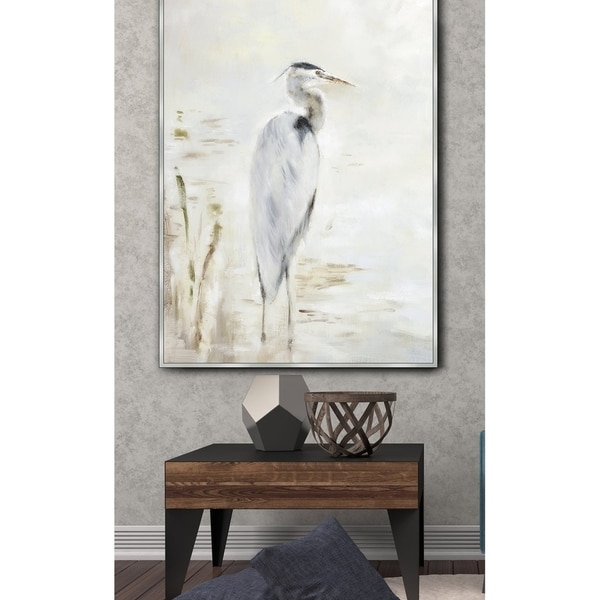 Shop Heron Framed Canvas Wall Art - On Sale - Free Shipping Today - Overstock - 24238896