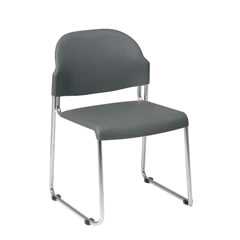 30 Pack Stack Chair with Plastic Seat and Back