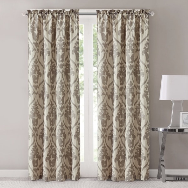 Amrapur Overseas Sofia Jacquard Curtain Panel Pair - 42" w x 84" l