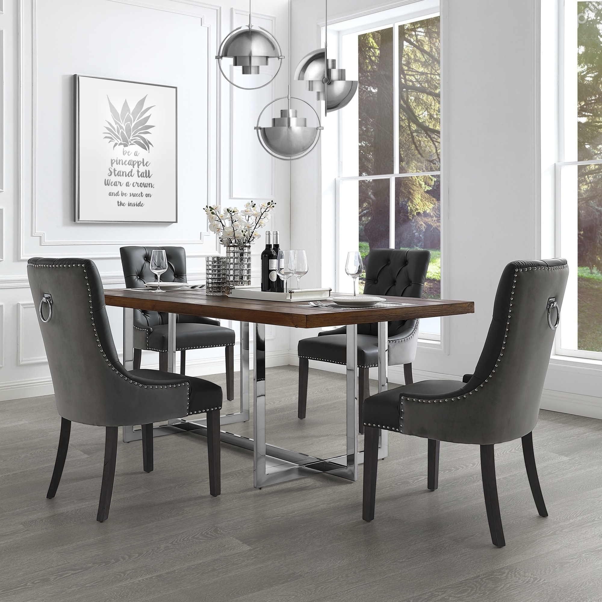 Ashley Furniture Jeanette Dining Upholstered Side Chair With Tufted