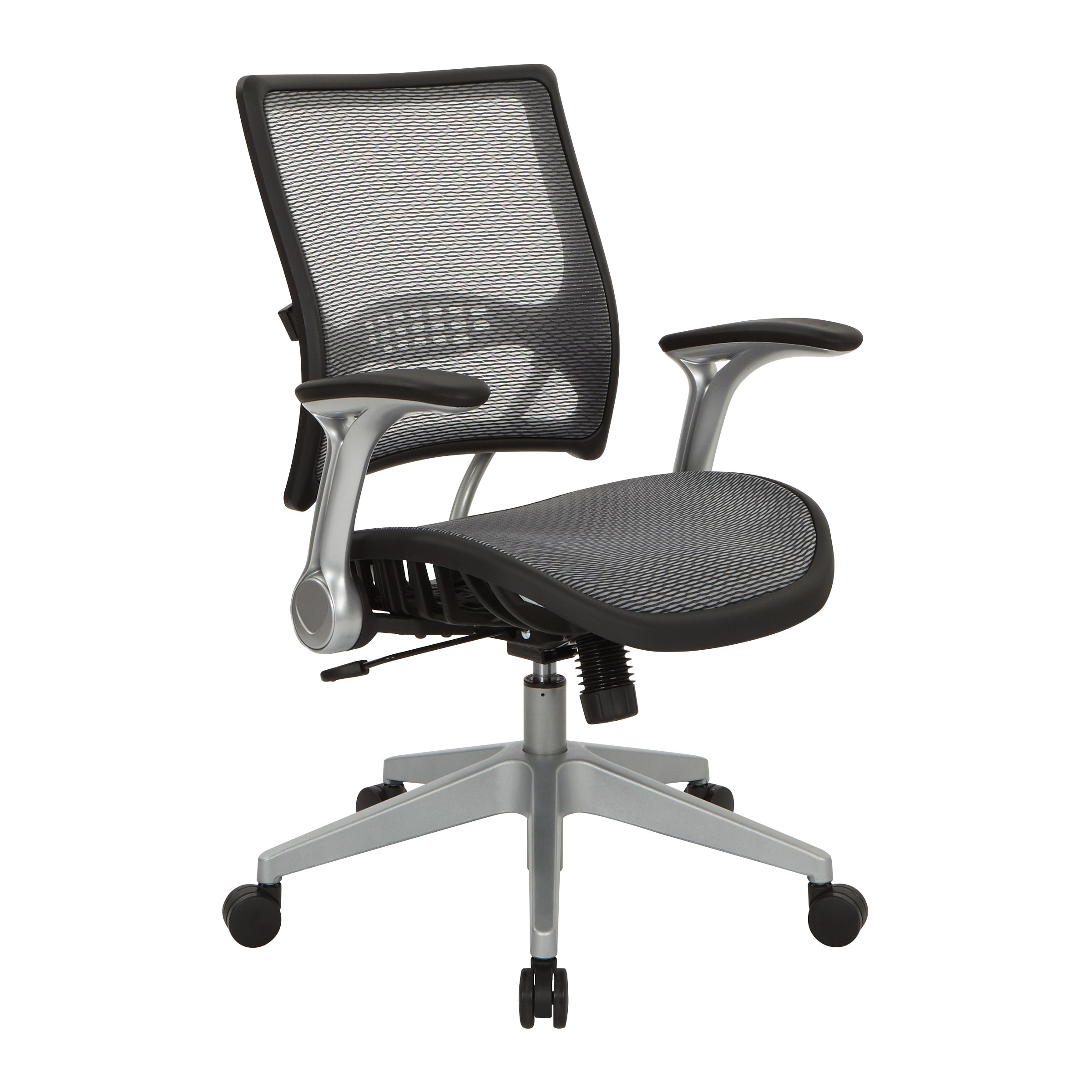 black airgrid back office chair