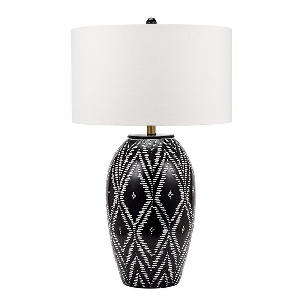 Catalina Lighting Paley 32 Eclectic Tribal Ikat Patterned Eclectic Tribal Ikat Patterned