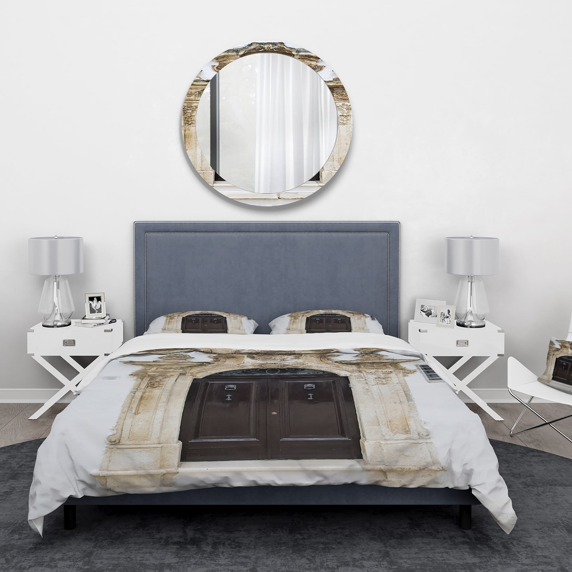 Designart Old Door Bari Italy Vintage Bedding Set Duvet Cover Shams On Sale Overstock 24240422