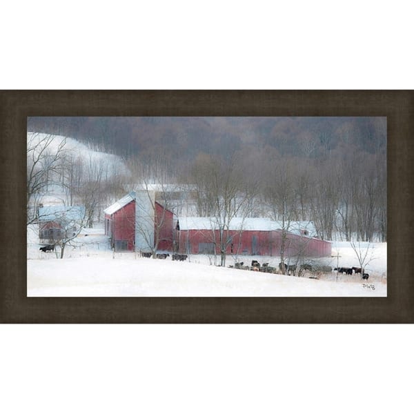 Shop Miller S Farm Framed Canvas Wall Art Overstock 24241069