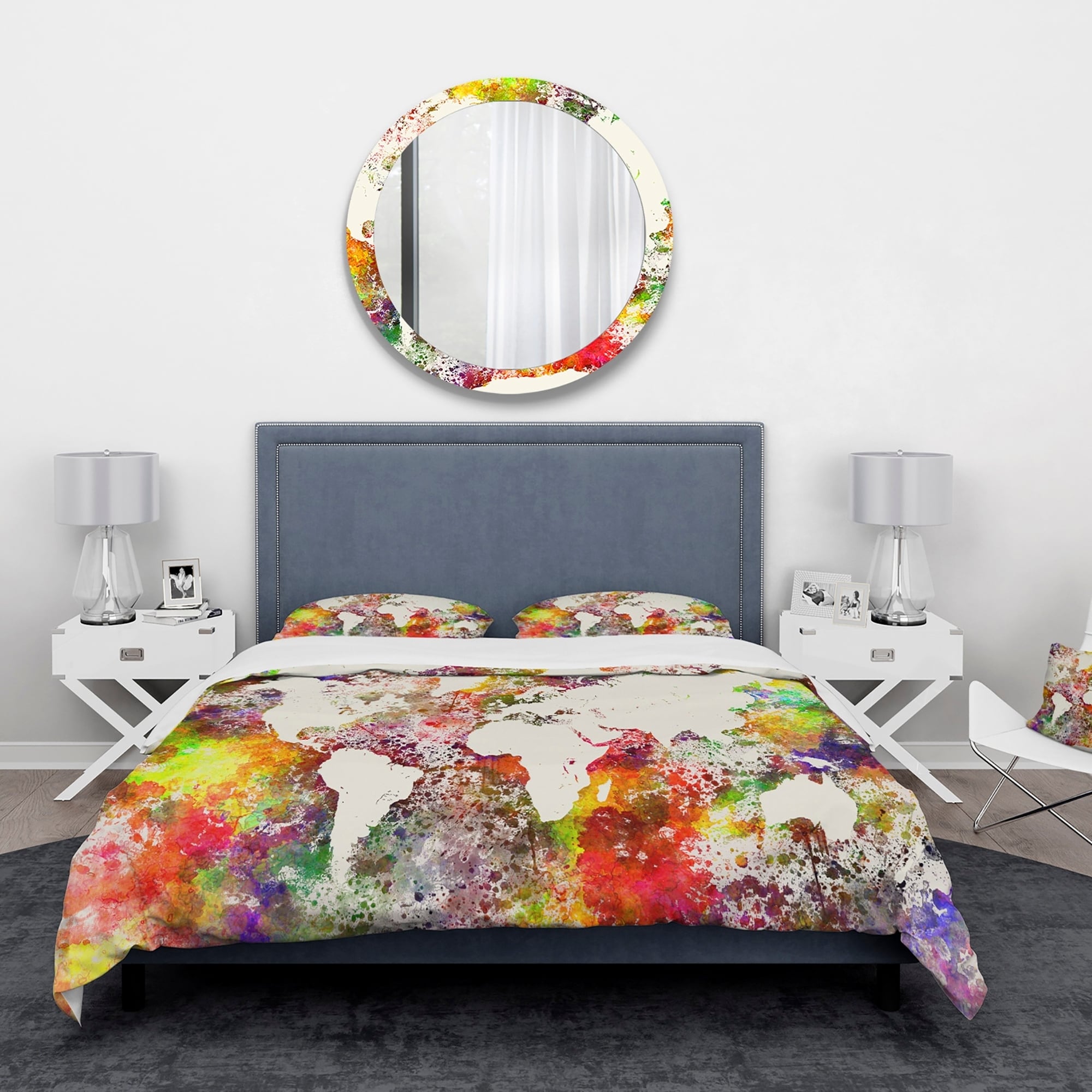 World discount map bedding