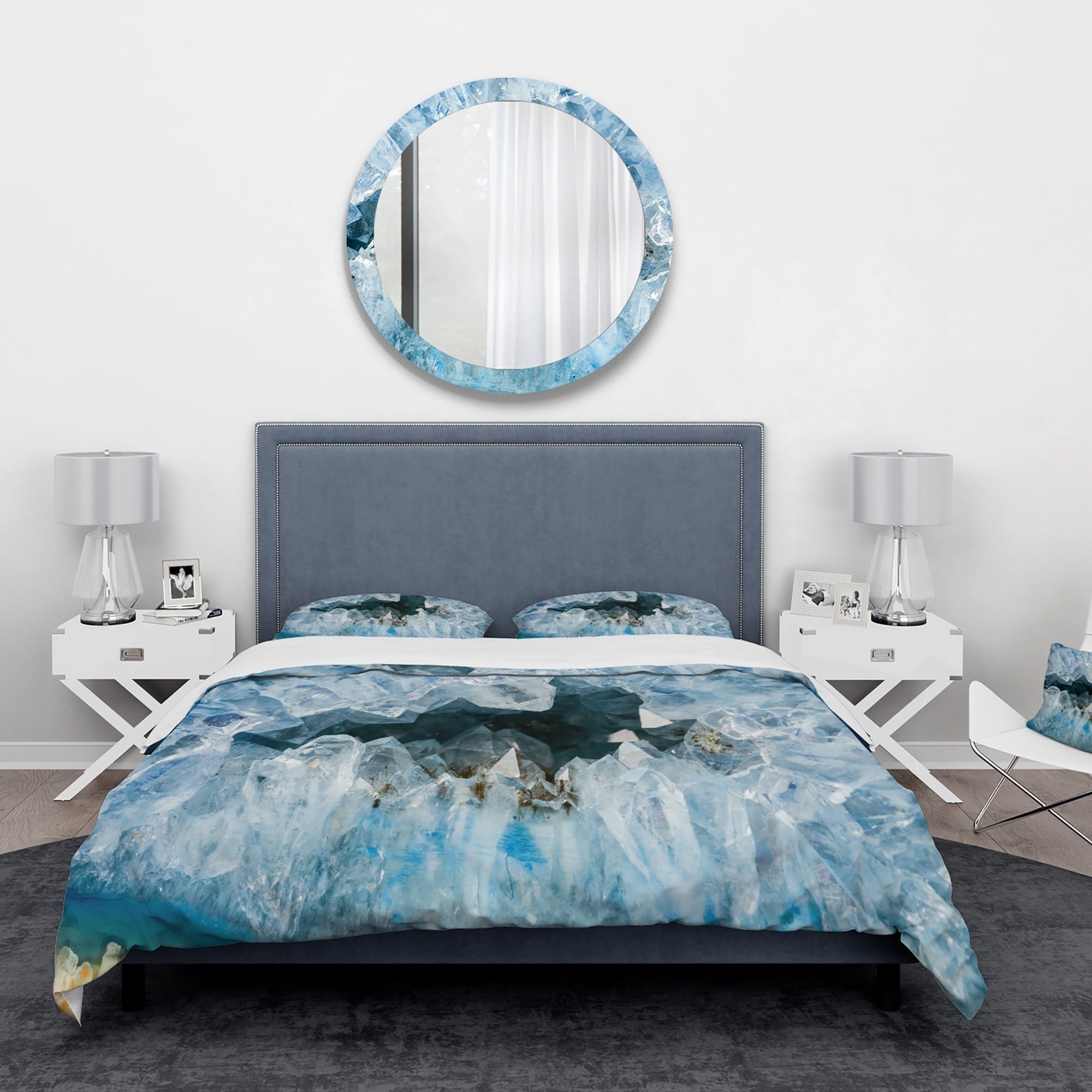 light blue bedding target