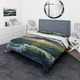 Designart 'Sunset Over Cloudy ocean' Sea & Shore Bedding Set - Duvet ...