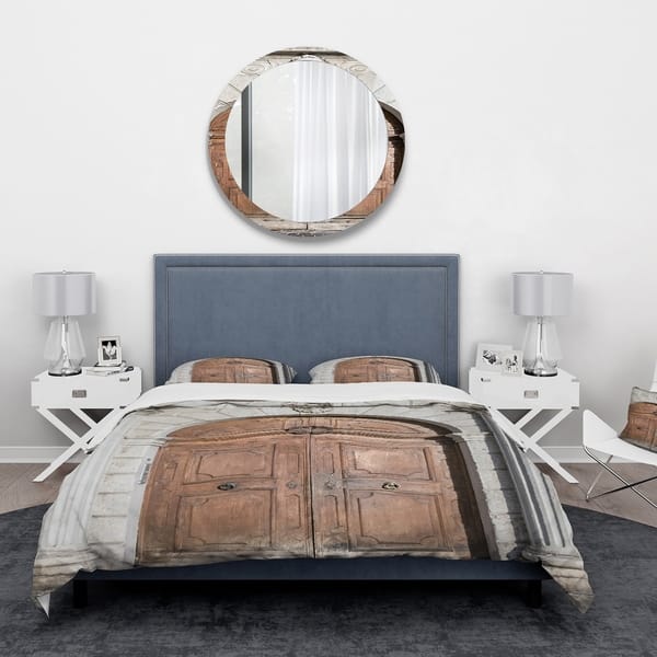 Shop Designart Arched Medieval Palace Door Vintage Bedding