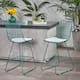 Option teal finish + ivory cushion