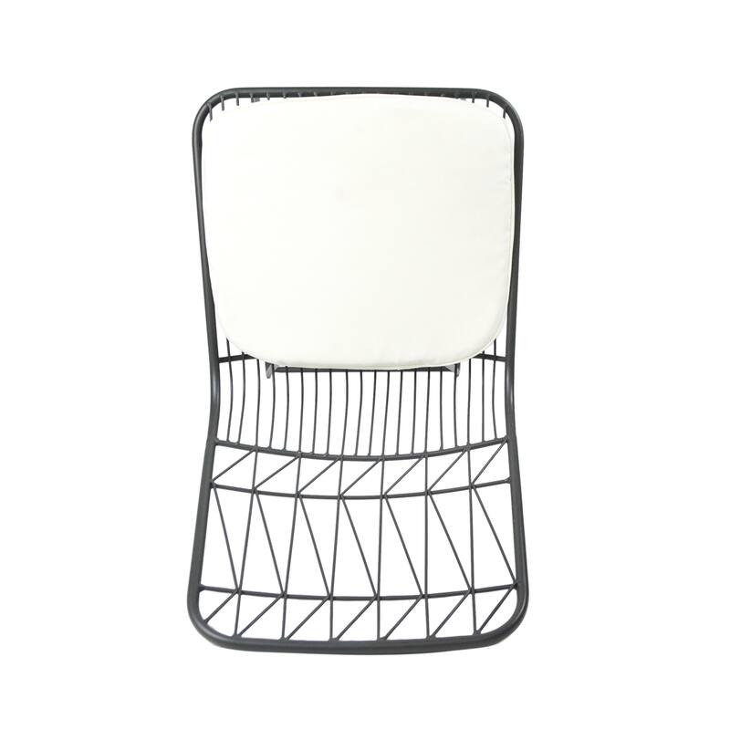 Walcott Indoor Wire Counter Stools with Cushions (Set of 2) by Christopher Knight Home