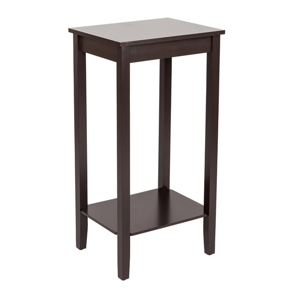 Home Funiture High-footed Coffee Side Table 2-Tier Square End Table