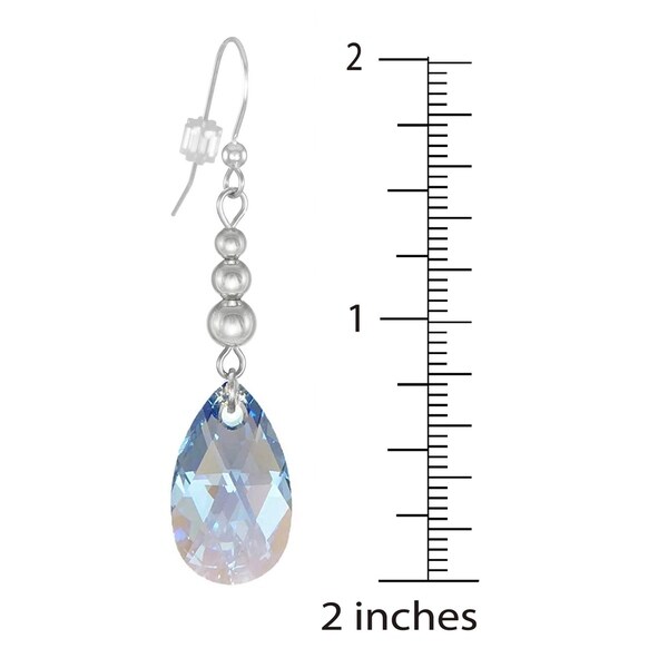 long sapphire earrings