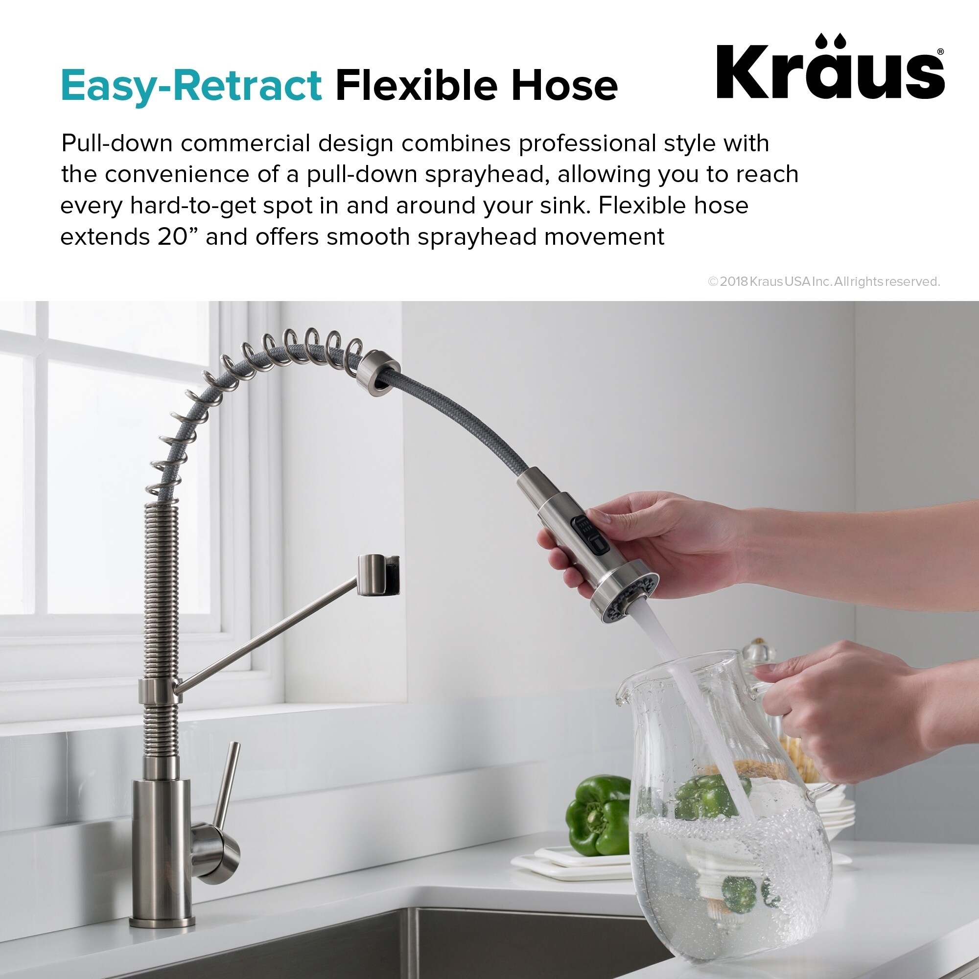 Shop Kraus 32 In Undermount 2 Bowl Stainless Steel Kitchen Sink