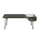 preview thumbnail 3 of 11, Carbon Loft Ali Coffee Table with Glass Top and Wood Nook