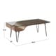preview thumbnail 6 of 11, Carbon Loft Ali Coffee Table with Glass Top and Wood Nook