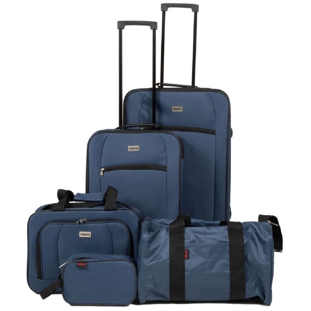 navy luggage set