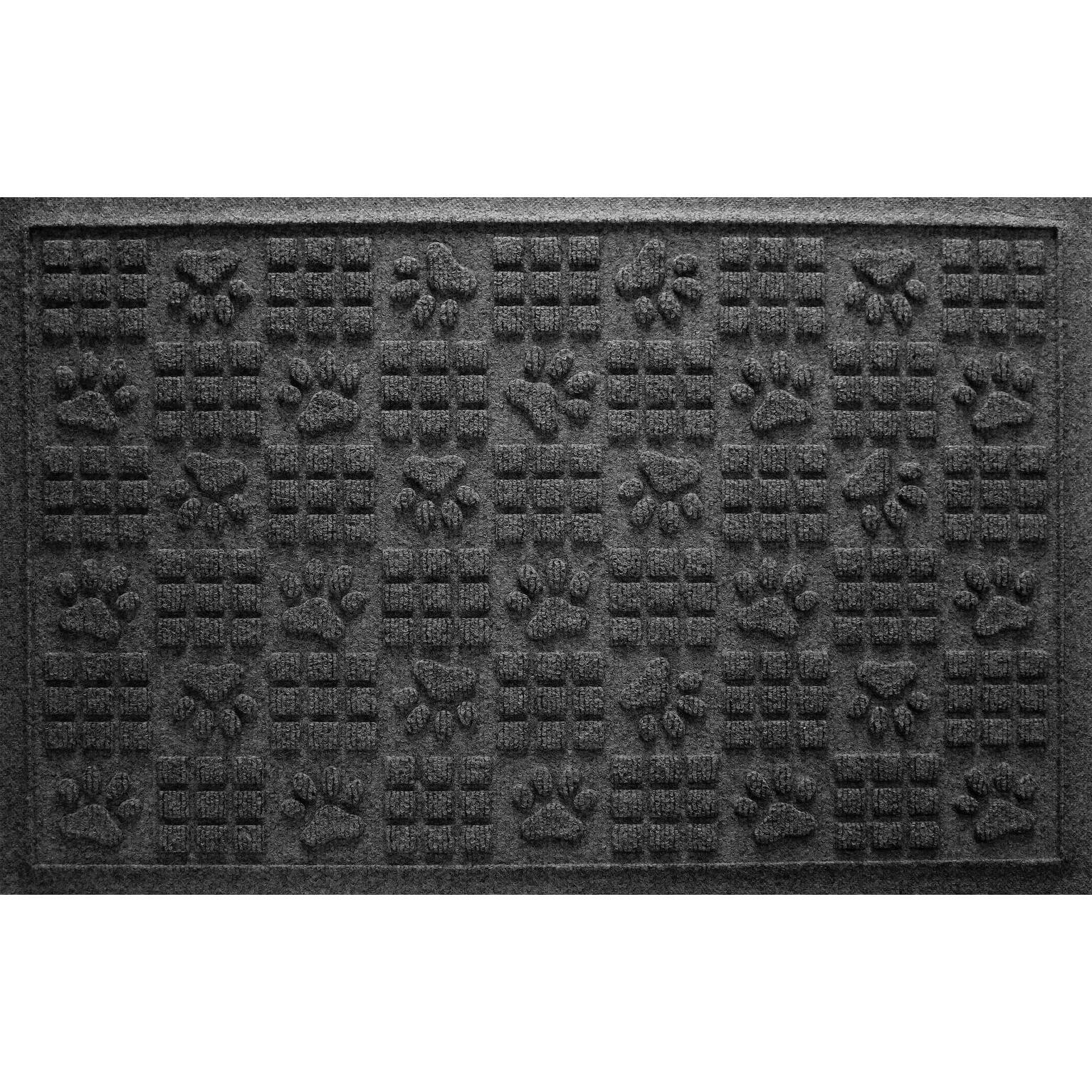 WaterHog Dog Paw Squares 2'x3' Indoor Outdoor Doormat Bed Bath
