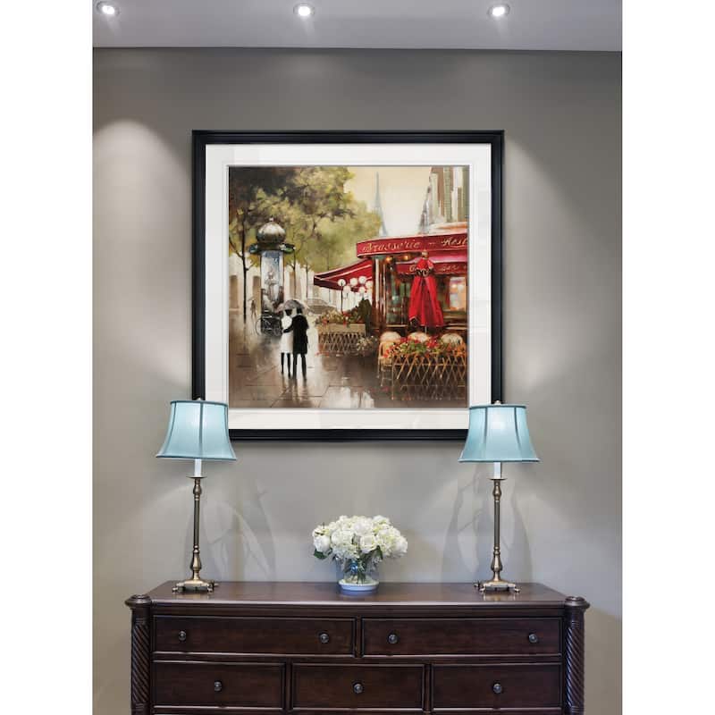 Paris In The Rain -Framed Giclee Print