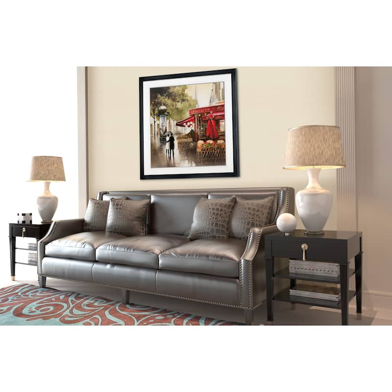 Paris In The Rain -Framed Giclee Print