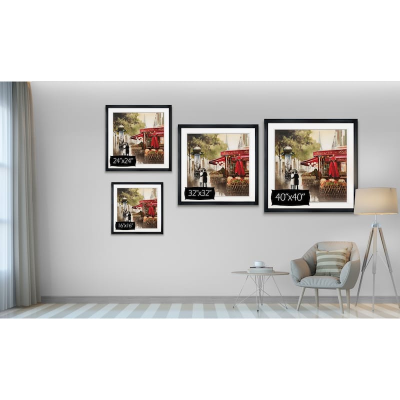Paris In The Rain -Framed Giclee Print