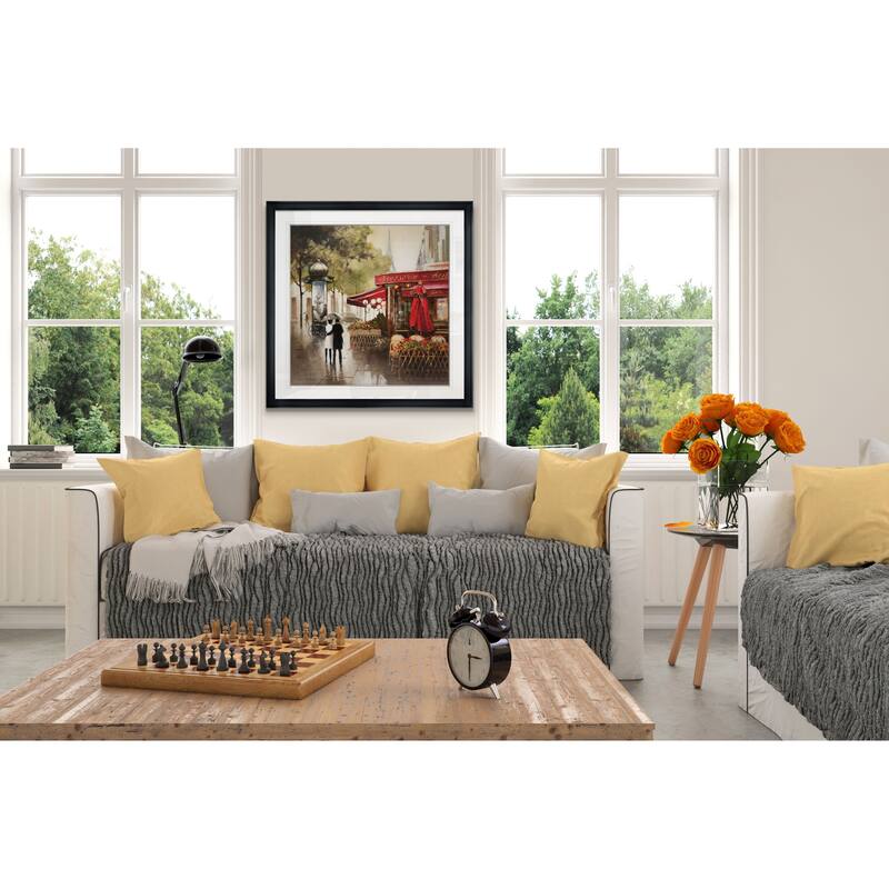 Paris In The Rain -Framed Giclee Print