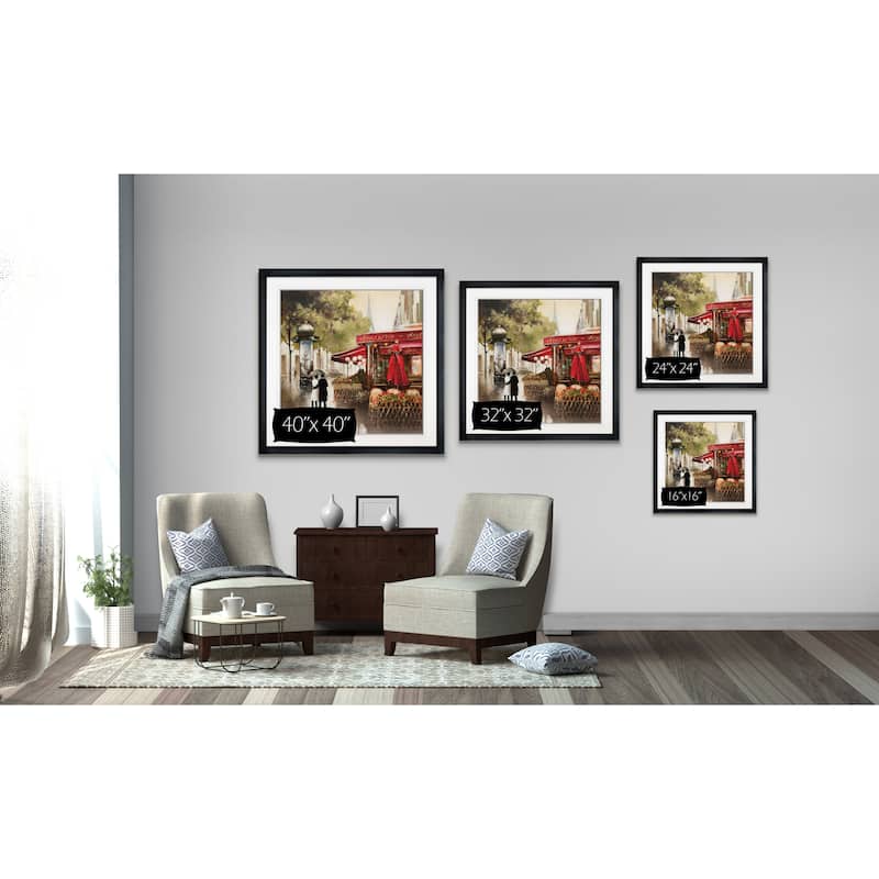 Paris In The Rain -Framed Giclee Print