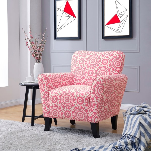 magenta arm chair