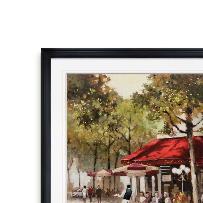 Paris Al Fresco -Framed Giclee Print