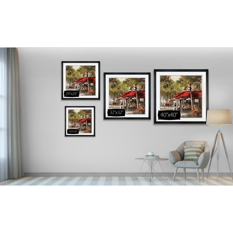 Paris Al Fresco -Framed Giclee Print