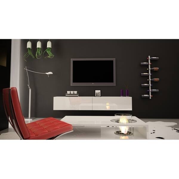 Shop Berno Modern High Gloss Wall Mounted Floating 71 Tv Stand