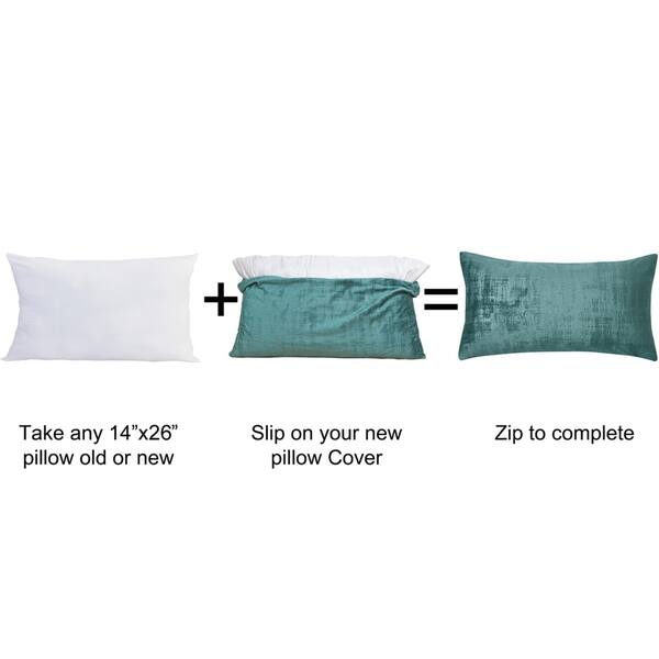 Shop Serenta Textured Velvet 4 Piece Pillow Shell Set On Sale