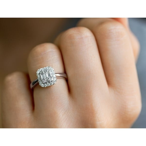 solid band engagement rings