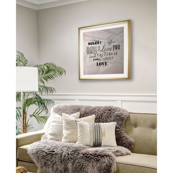 Family Rule -Framed Giclee Print. Opens flyout.