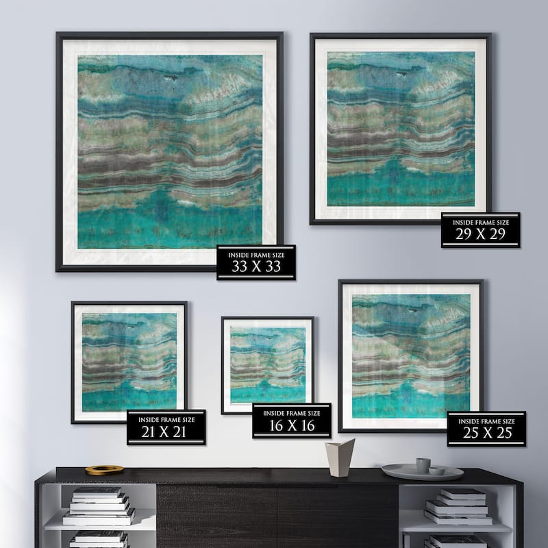 Azure I -Framed Giclee Print
