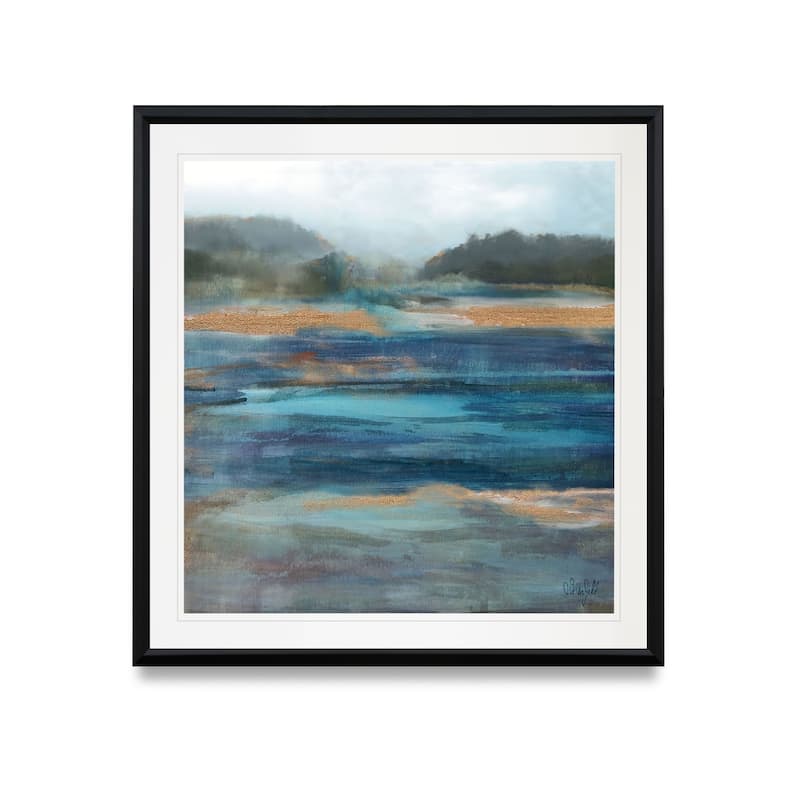 Azure I -Framed Giclee Print