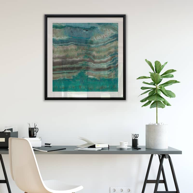 Azure I -Framed Giclee Print