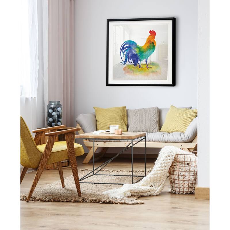 Blue Ice Iris -Framed Giclee Print