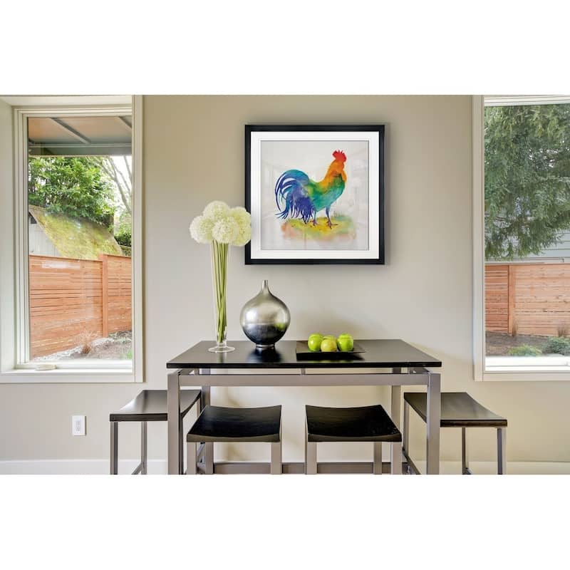 Blue Ice Iris -Framed Giclee Print