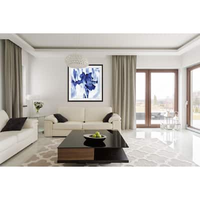 Blue Ice Iris -Framed Giclee Print