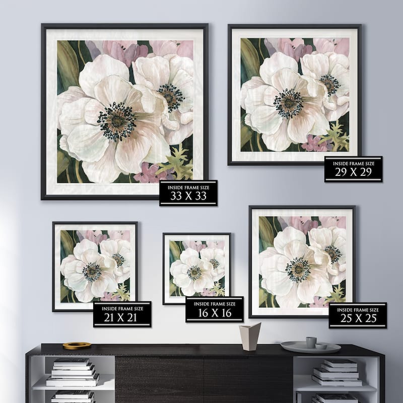 Anemone Study I -Framed Giclee Print