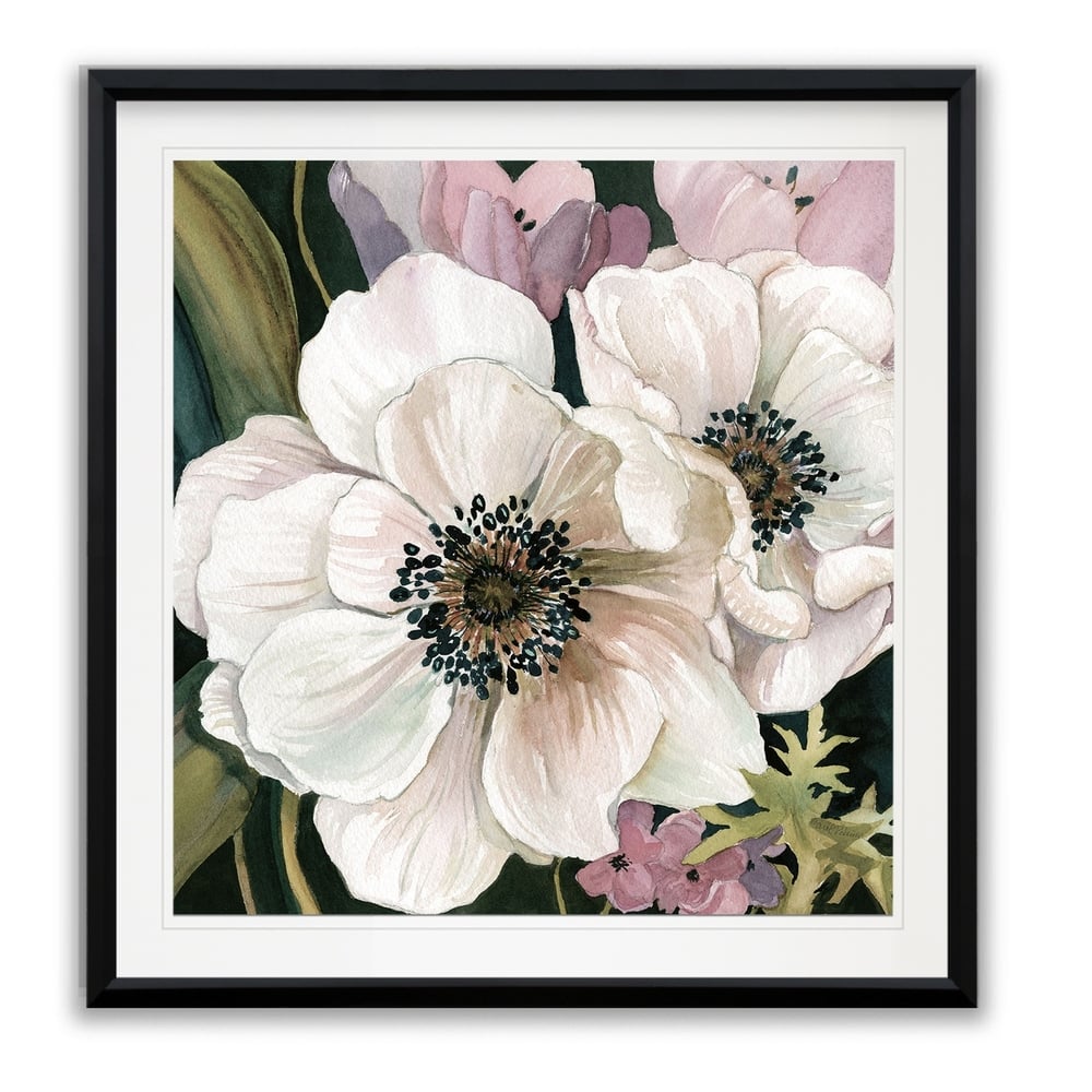 Anemone Study I -Framed Giclee Print