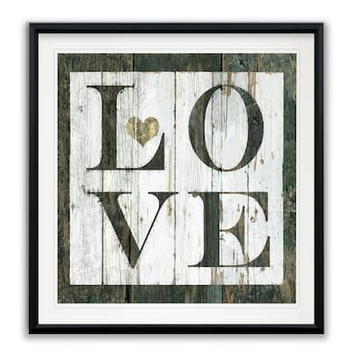 Love -Framed Giclee Print