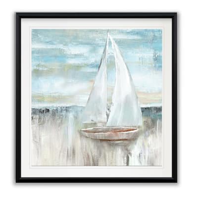 Soft Sail I -Framed Giclee Print