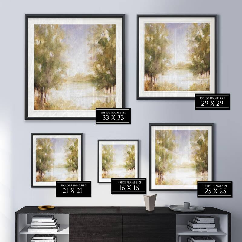 Gentle Groves II -Framed Giclee Print